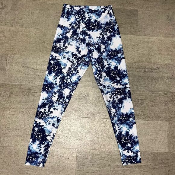 Onzie, Stardust Galaxy Print High Rise Midi Length Basic Legging Women’s X-Small - Picture 9 of 9